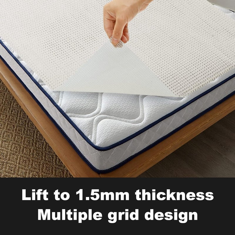 Foboull Mattress Slide Stopper and Gripper, Slip Bed Grip Pads, Non Slip Rug Pads Keep Mattress from Sliding - for Box Spring, Platform & Bed Frames (Twin XL) - Image 5